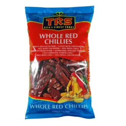 Picture of TRS CHILLIES WHOLE RED LONG – 150G