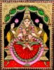 Picture of DhanaLakshmi Devi Tanjore painting