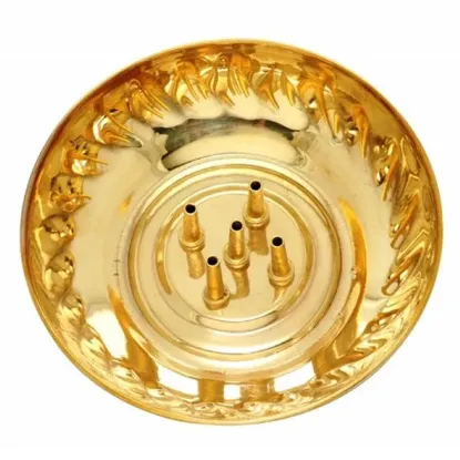 Picture of BS Plate Pipe Bathi No.1 Incense Sticks and Holder – 0.040 Kgs