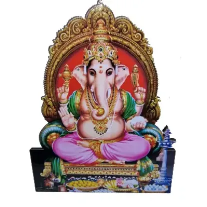 Picture of Cut Out-Mixed God 6 Inch – Ganapathy