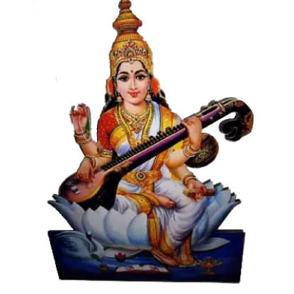 Picture of Cut Out-Mixed God 6 Inch – Saraswathi