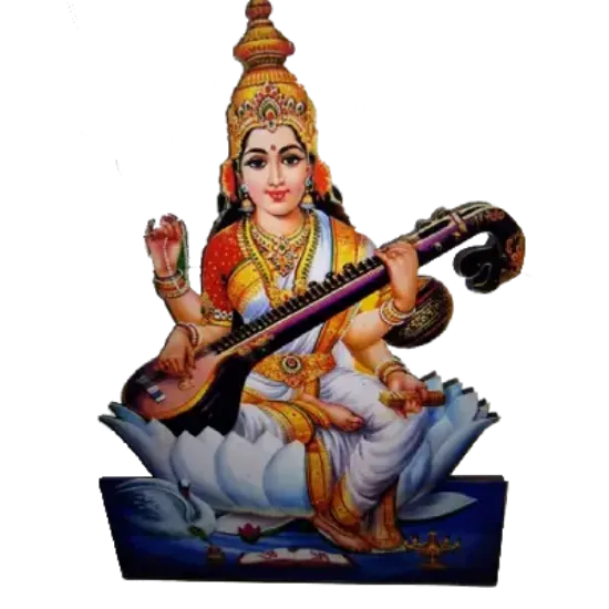 Picture of Cut Out-Mixed God 6 Inch – Saraswathi