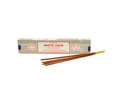 Picture of Satya Hexagon Pack White Sage Incense Sticks 20 Sticks