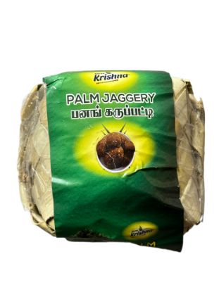 Picture of SHREE KRISHNA PALM JAGGERY (PALM LEAF COVERED) 500G